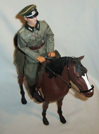 Custom Kitbash World War Ii German Wehrmacht Cavalry Officer And Horse 1:6th