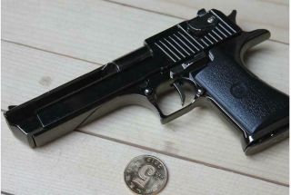 Desert Eagle Pistol,  Display Model Scale 1/2.  5,  Black Color