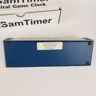 Digital Game Chess Tournament Clock SamTimer (Compare to Chronos II) Scrabble 7