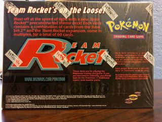 [Factory Sealed] Pokemon TCG Team Rocket Theme Deck Display Box - 8 decks 7