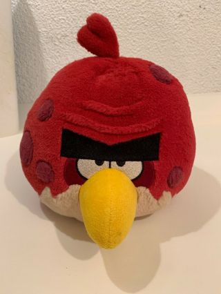 Angry Birds Space With Sound 8 " Plush Terrence Red Big Brother Bird