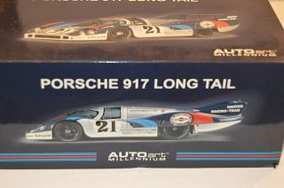 AUTOart 1:18 Porsche 917 Long Tail 21 Martine Racing Team tt 4