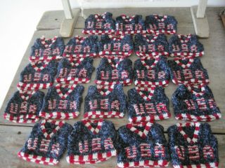 Twenty Two Ty Attic Treasures Collectible Patriotic Red White Blue Usa Sweaters