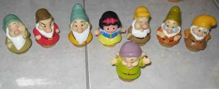 Fisher Price Little People Disney Snow White And The 7 Dwarfs Great Lp Figures