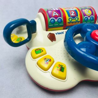 VTech Learn and Discover Driver Toddler Baby Toy Lights Sounds Shapes 4