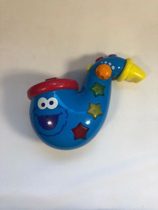 Sesame Street Cookie Monster Mini Saxophone Lights And Music Mattel 2000