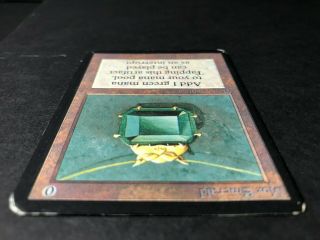 MTG 1993 Collector ' s Edition Mox Emerald CE Damaged/Clipped/Altered 4