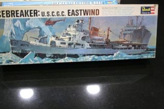 1/285 Revell Ice Breaker U.  S.  C.  G.  C Eastwind Model Ship Rare Vintage Boat C1966