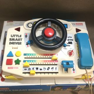 Vtech Little Smart Driver 1989 Electronic Talking Activity Center Toy W/orig Box