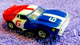 Aurora Afx Red White And Blue Javelin Ho Scale Slot Car