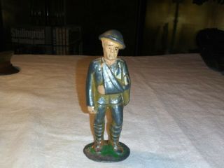 Vintage Barclay Manoil Toy Lead Wounded Army Soldier Patient