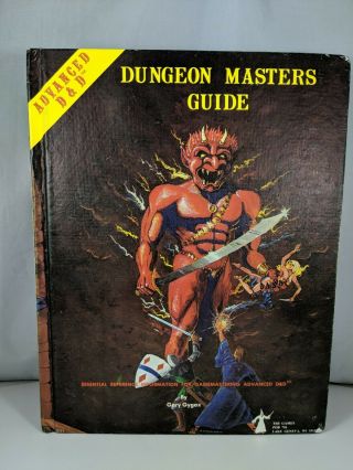 The Ad&d 1st Ed Hardback - Dungeon Masters Guide (from 1979 And Vg, )