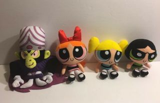 Cartoon Network Power Puff Girls Bubbles Buttercup Blossom Mojo Jojo Plush Toys