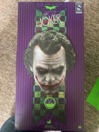 Hot Toys The Dark Knight Joker Qs010 1/4 Empty Box