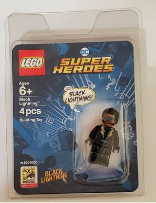 Dc Heroes Black Lightning Lego Exclusive Comic Con 2018 Sdcc Minifigure
