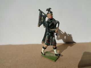 Britains Ltd 212 British Piper Of The Royal Scots England Lead Soldiers Td