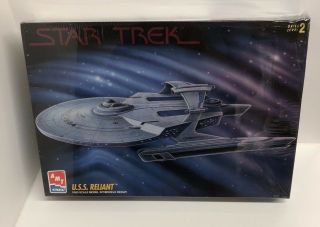 Vintage Amt Star Trek Uss Reliant Model Kit 1/650 Scale