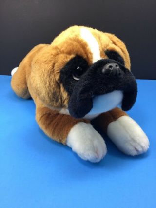 Russ Yomiko Classics Large 17” Boxer Puppy Dog Plush Soft Brown White Stuffed