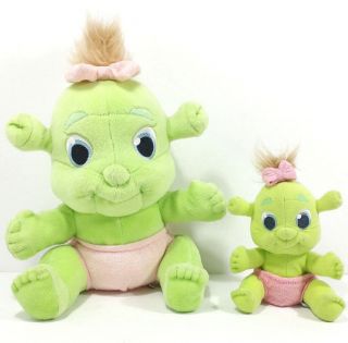 Shrek The Third Baby Girl Ogre Stuffed Animal Plush Toy Dreamworks Bundle 12 " 6 "
