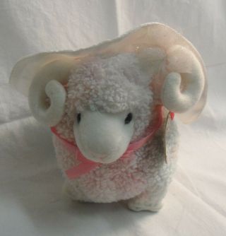 Ty Beanie Baby - Bam Ram - Sheep - With Tag - Sku 10010