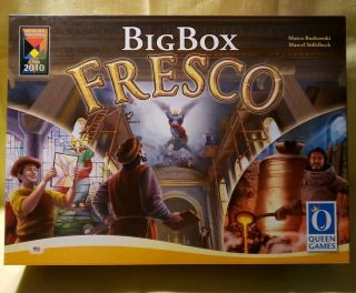 Queen Games Fresco Big Box Board Game Kickstarter Extra Board
