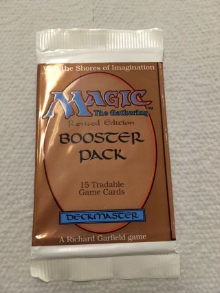 Mtg - Revised - Booster Pack X 1 Unsearched Oop,  Dual Land? 2/2
