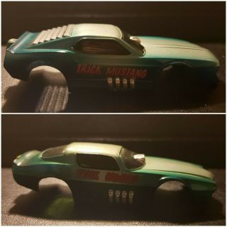 Tyco Slot Cars Ho Scale Trick Mustang & Trick Camaro Bodies Only Shape