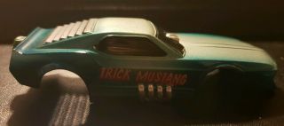 Tyco Slot Cars Ho Scale Trick Mustang & Trick Camaro Bodies only shape 2