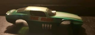 Tyco Slot Cars Ho Scale Trick Mustang & Trick Camaro Bodies only shape 6