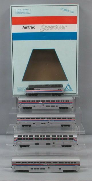 American Models S Amtrak Superiner Phase Ii Train Set Ex/box
