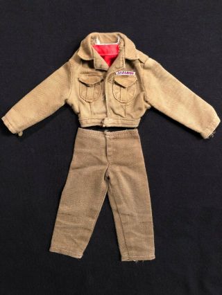 Gi Joe 1964 Action Soldier Military Police (" M.  P.  ") Ike Jacket/pants And Dickey