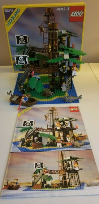 , Lego Pirates Set 6270 Forbidden Island & Instructions
