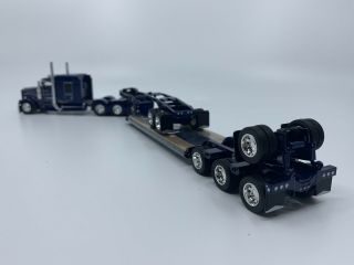 DCP 32887 1/64 Funny Money KW W900 Lowboy Jeep And Stinger Trailer 7