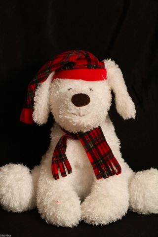 Gund Flurry White Puppy Dog Plush Toy Doll 45425
