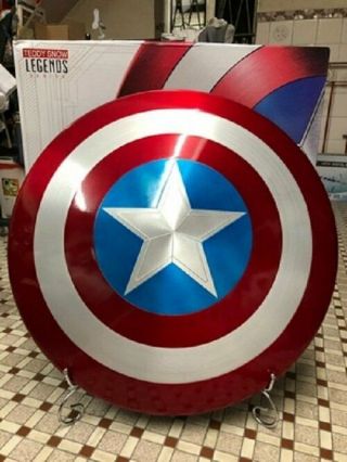 Legends 1/1 Captain America 75th Anniversary Avengers Shield Alloy Metal