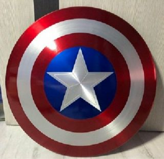 Legends 1/1 Captain America 75th Anniversary Avengers Shield Alloy Metal 2