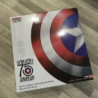 Legends 1/1 Captain America 75th Anniversary Avengers Shield Alloy Metal 3