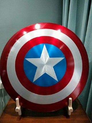 Legends 1/1 Captain America 75th Anniversary Avengers Shield Alloy Metal 5