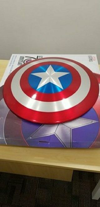 Legends 1/1 Captain America 75th Anniversary Avengers Shield Alloy Metal 7