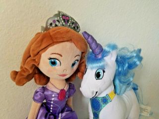 Disney Sofia The First Princess Doll Skye Unicorn Plush Stuffed Animal Wings 2