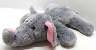 2016 Dan Dee 28 " Elephant W/pink Ears Plush Stuffed Animal Collectors Choice Euc