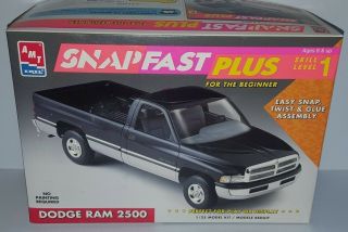 1/25 Amt Snap Fast Dodge Ram 2500 Unsealed Plastic Model Kit