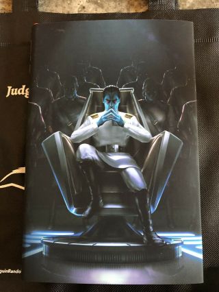 SDCC 2019 Star Wars Thrawn Treason Hardcover Book Signed With Pin Exclusive 2