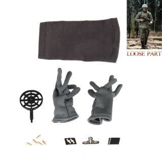 Did D80131 1/6 German Panzer Divison Reich Mg42 Gunner B Egon Figure Gloves Toys