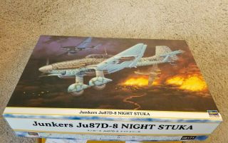 Hasegawa 08171: 1/32 Junkers Ju87D - 8 Night Stuka.  NIOB 2