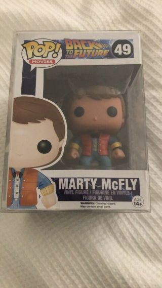 Funko Pop Vinyl - Marty Mcfly 49 From Back To The Future,  Protector