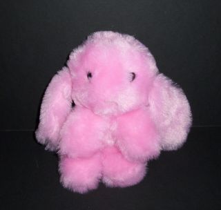 9 " Kellytoy Pink Bunny Rabbit Plush Very Soft Fluffy Stuffed Animal Lovey Toy