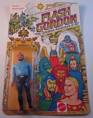 Mattel " Flash Gordon: Dr.  Zarkov (1529) " Action Figure 1979 Unpunched