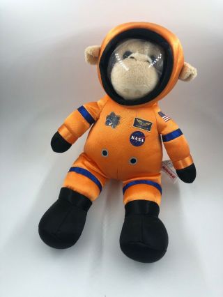 Space Monkey Aurora Plush Helmet Nasa Suit 10” Endeavor California Sciencenter
