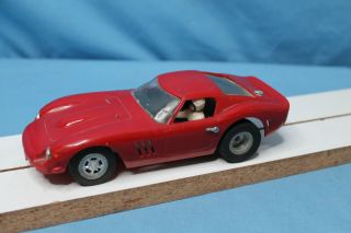 Rare Vintage 1964 Marx Ferrari Gto 250 Slot Car 1/24th Scale Model Race Car